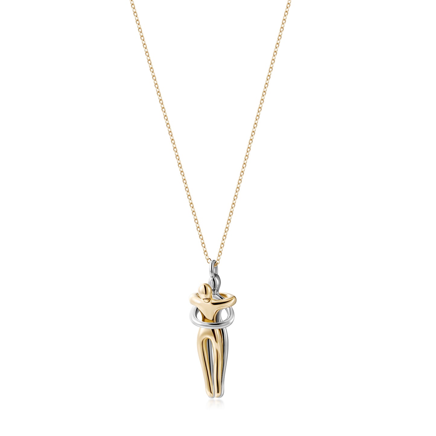 Embrace Love Creative Necklace-NSSN802STMC