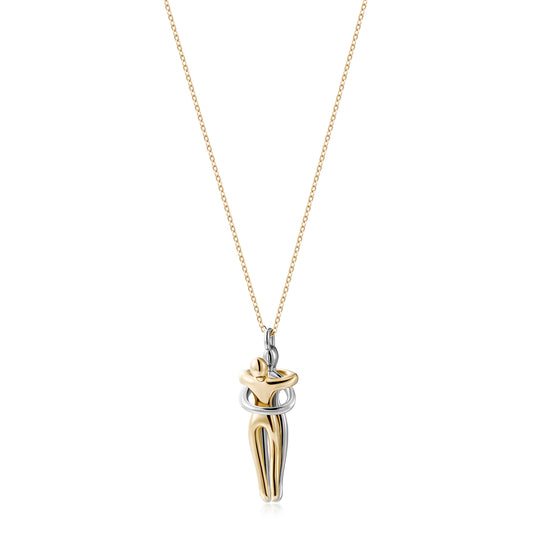Embrace Love Creative Necklace-NSSN802STMC