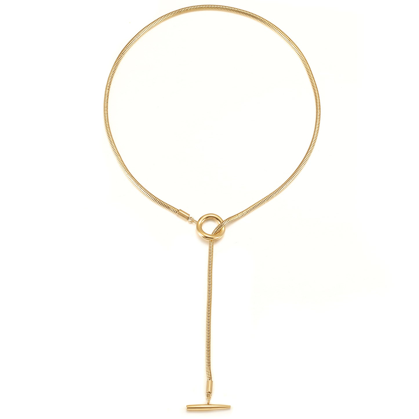 Solid color chain necklace-NSSN840ST
