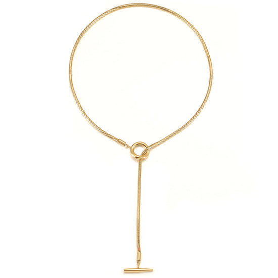 Solid color chain necklace-NSSN840ST