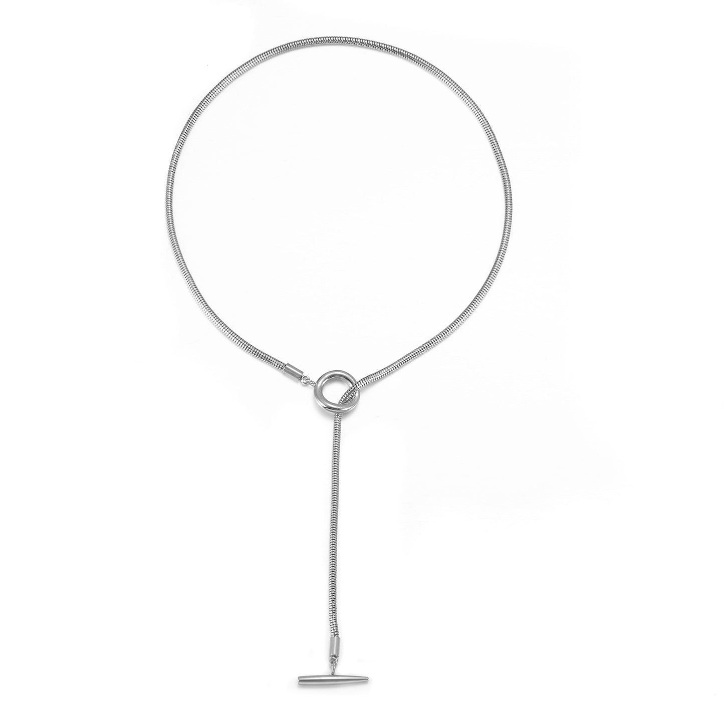 Solid color chain necklace-NSSN840ST