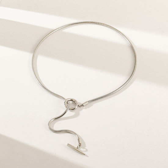 Solid color chain necklace-NSSN840ST