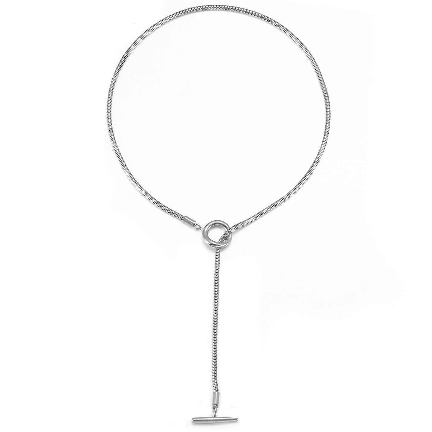Solid color chain necklace-NSSN840ST
