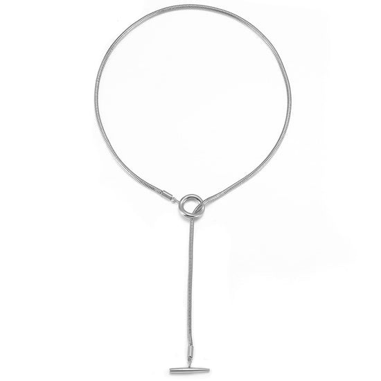 Solid color chain necklace-NSSN840ST