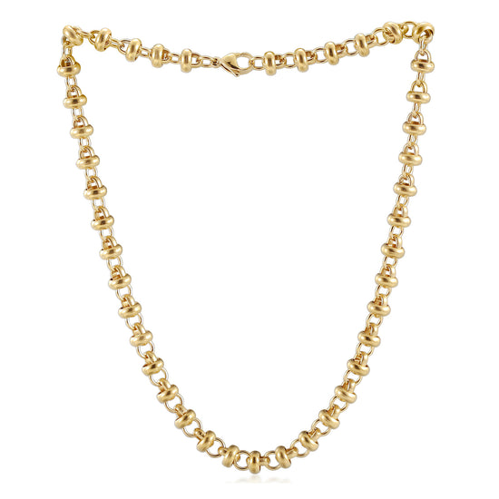 Stainless steel hollow necklace-NSSN858SGC