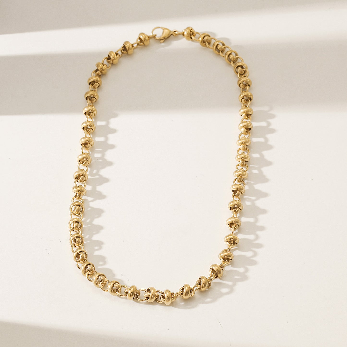 Stainless steel hollow necklace-NSSN858SGC