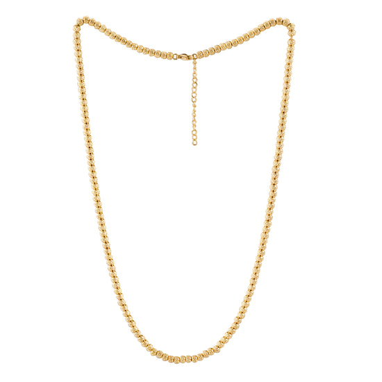 Bead Long Necklace - NSSN873STGC-21.5