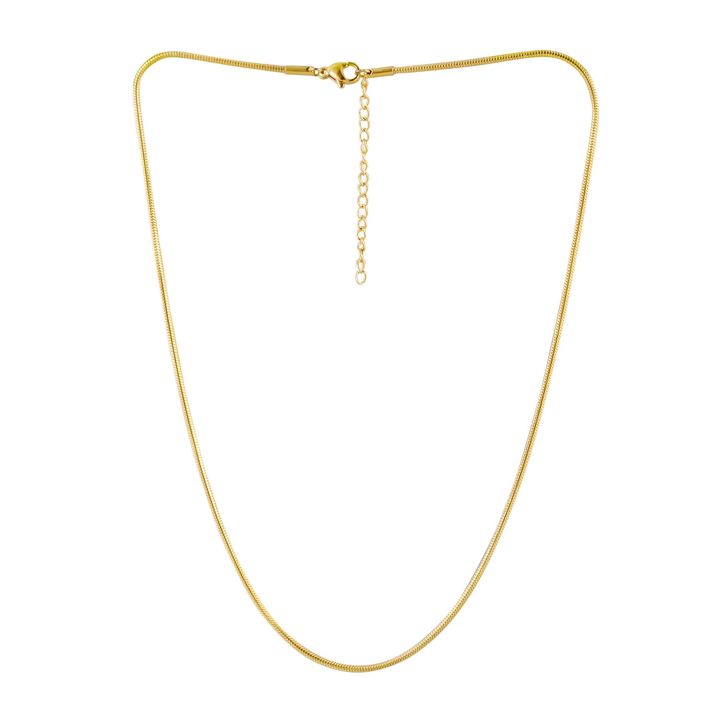 Snake Chain Necklace - NSSN880STGC-16.5