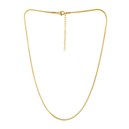 Snake Chain Necklace - NSSN880STGC-16.5