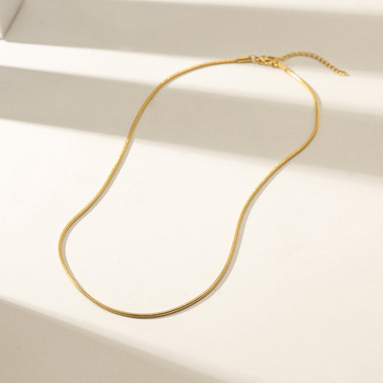 Snake Chain Necklace - NSSN880STGC-16.5