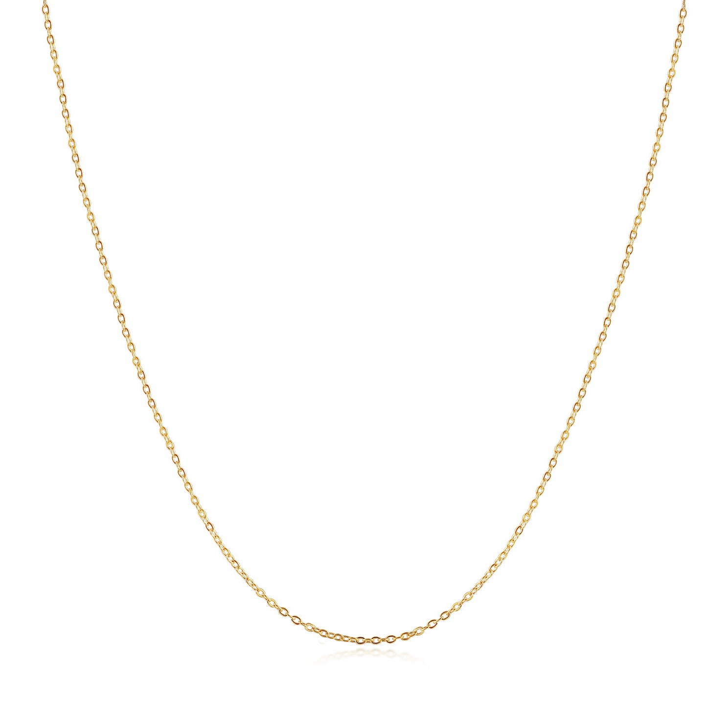 Gold Chain Necklace - NSSN883STGC-16.2