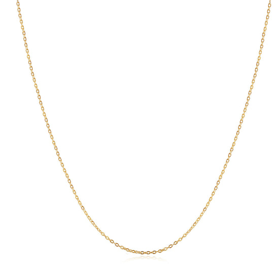 Gold Chain Necklace - NSSN883STGC-16.2