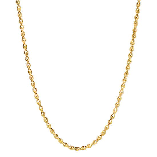 Gold Evil Eye Necklace - NSSN885STGC-16.5