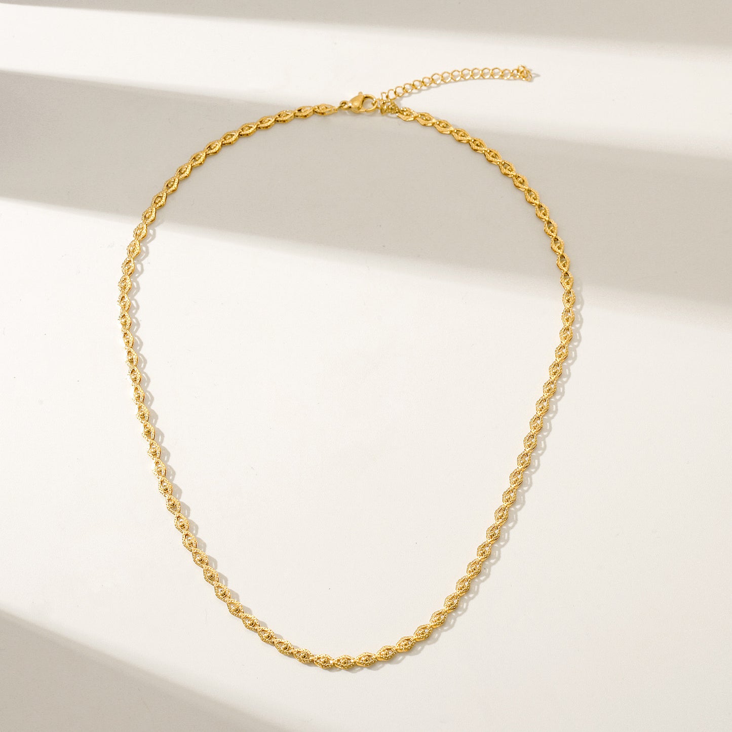 Gold Evil Eye Necklace - NSSN885STGC-16.5