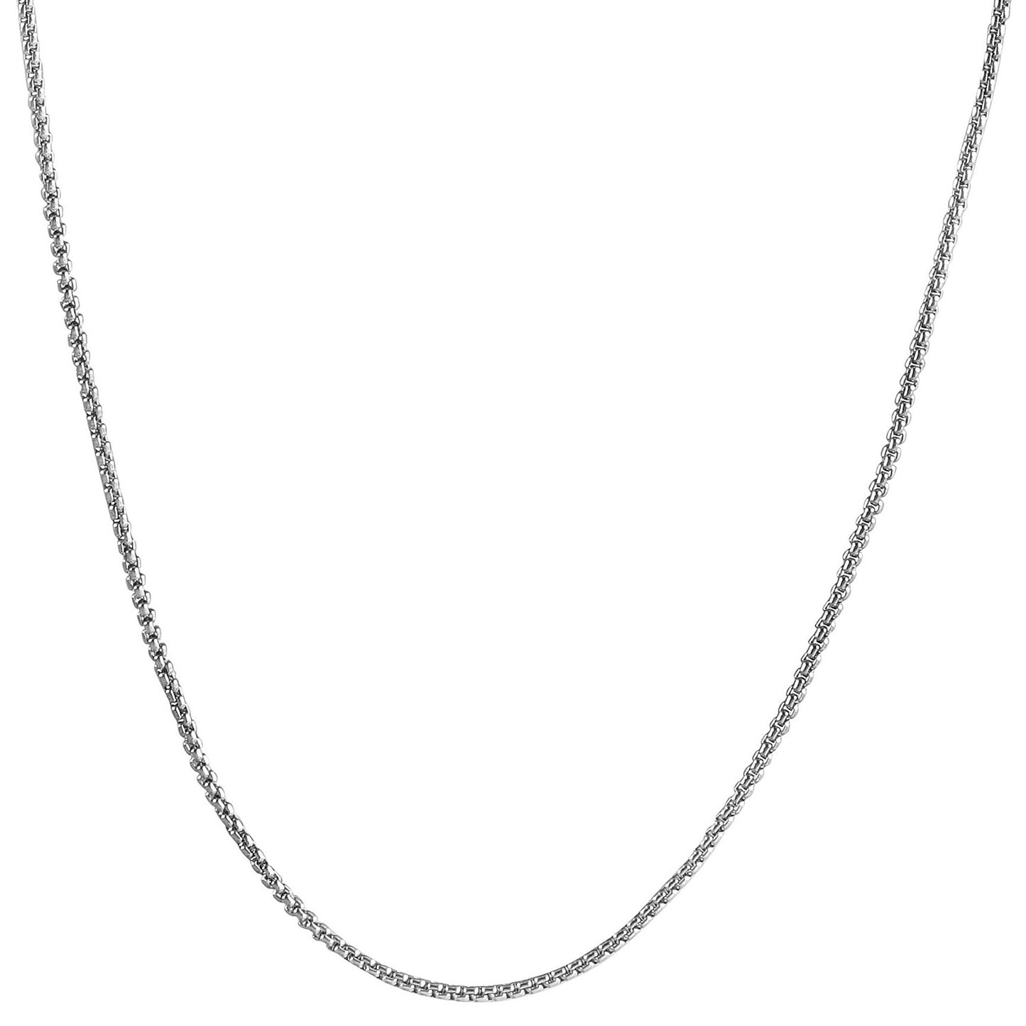 Silver Charm Necklace - NSSN893STWG-15