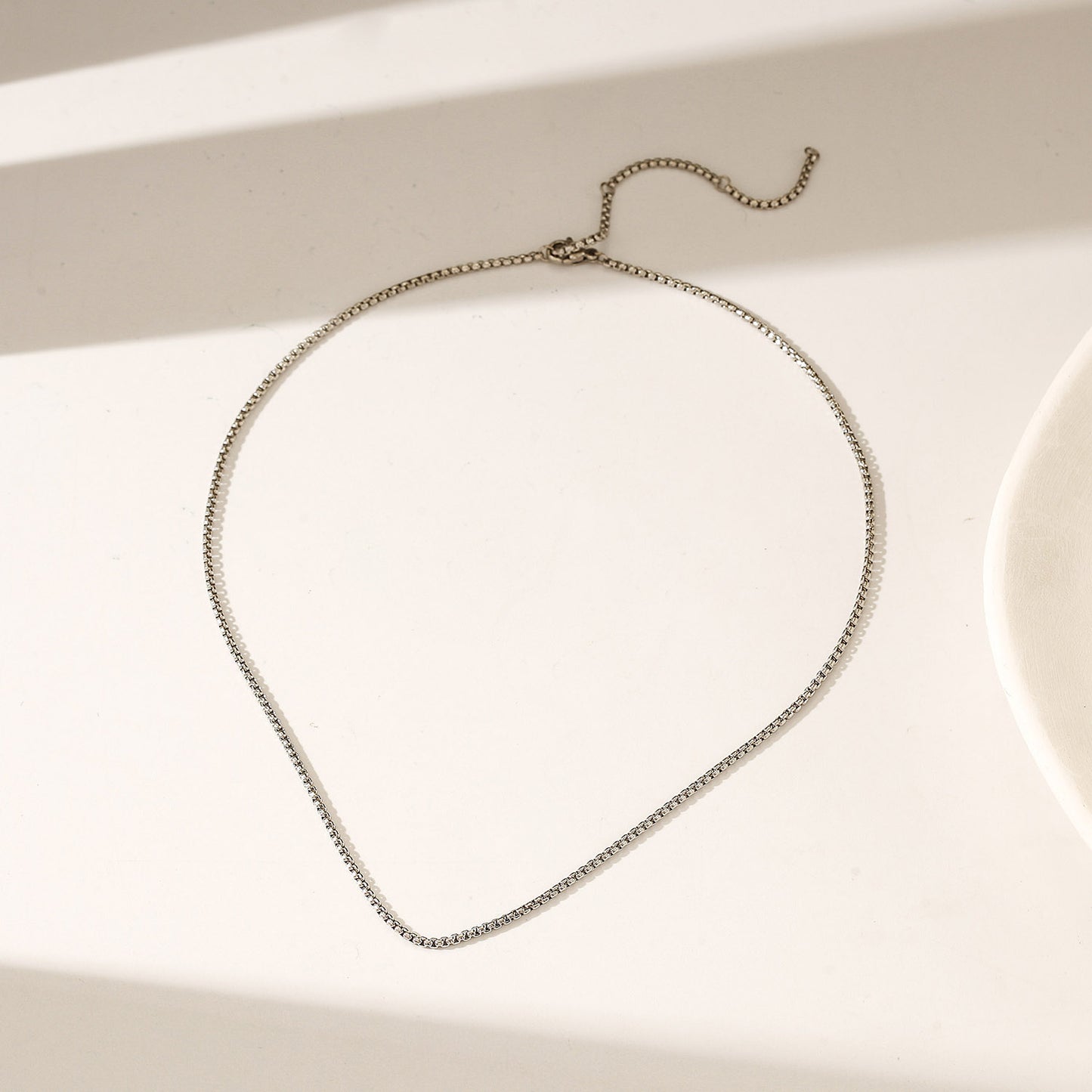 Silver Charm Necklace - NSSN893STWG-15