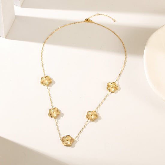 Flower VIntage Long Necklace - NSSN900STGC
