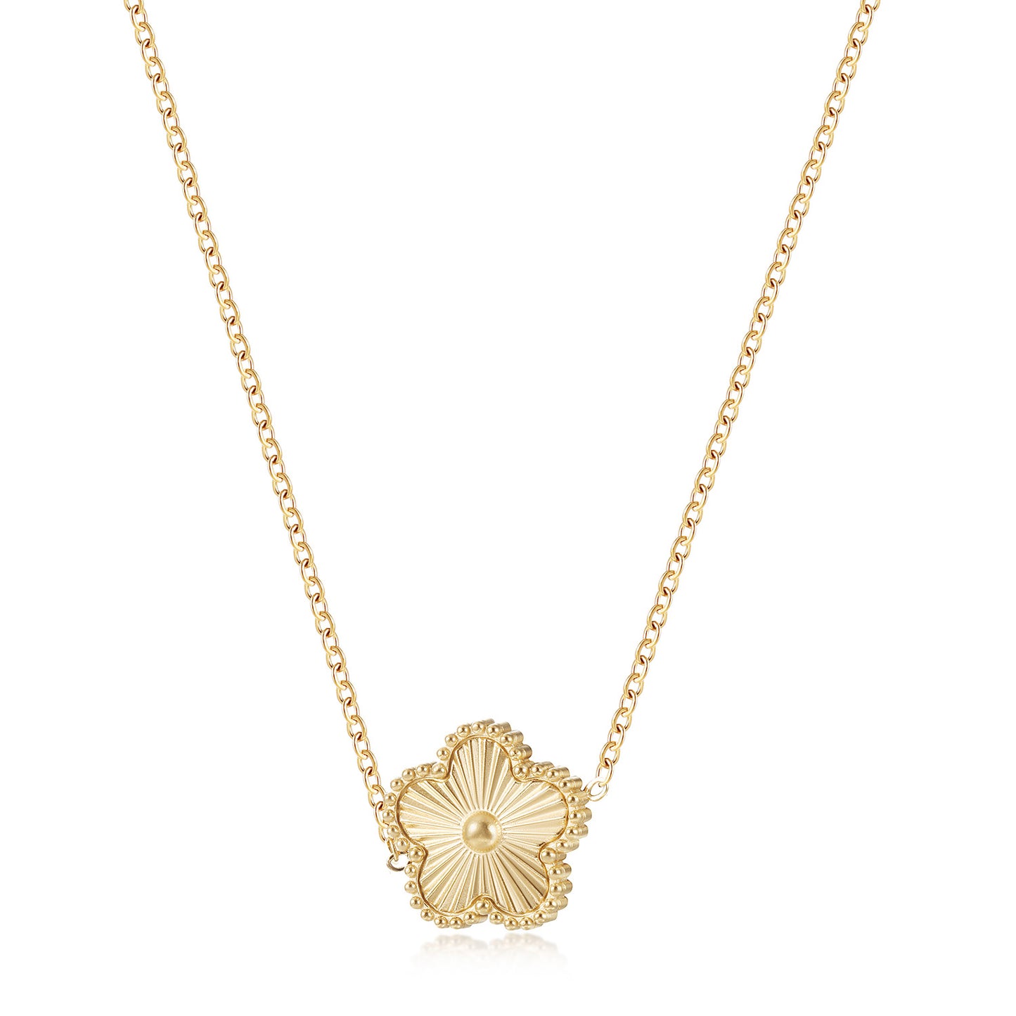 Flower Vintage Necklace - NSSN901STGC