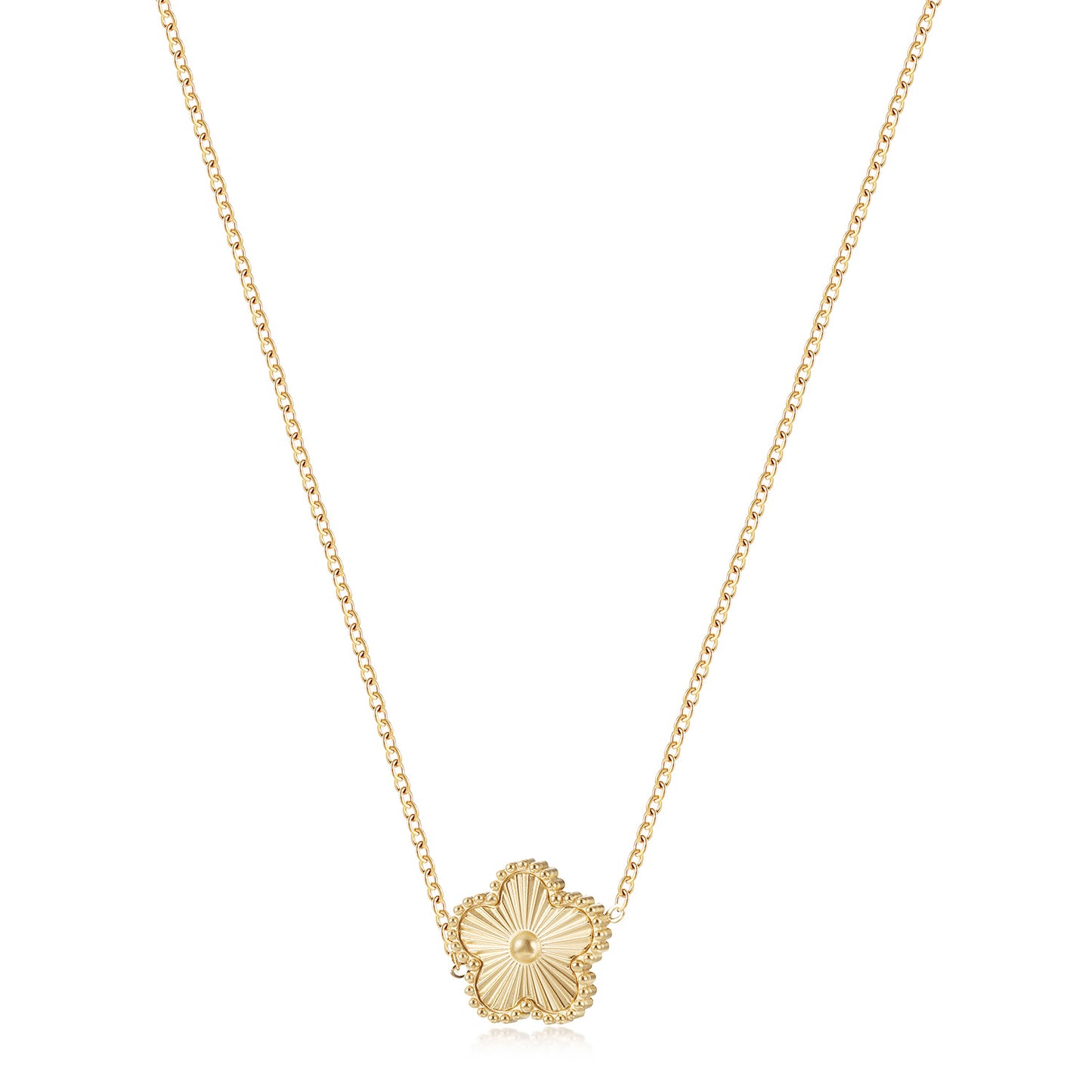 Flower Vintage Necklace - NSSN901STGC