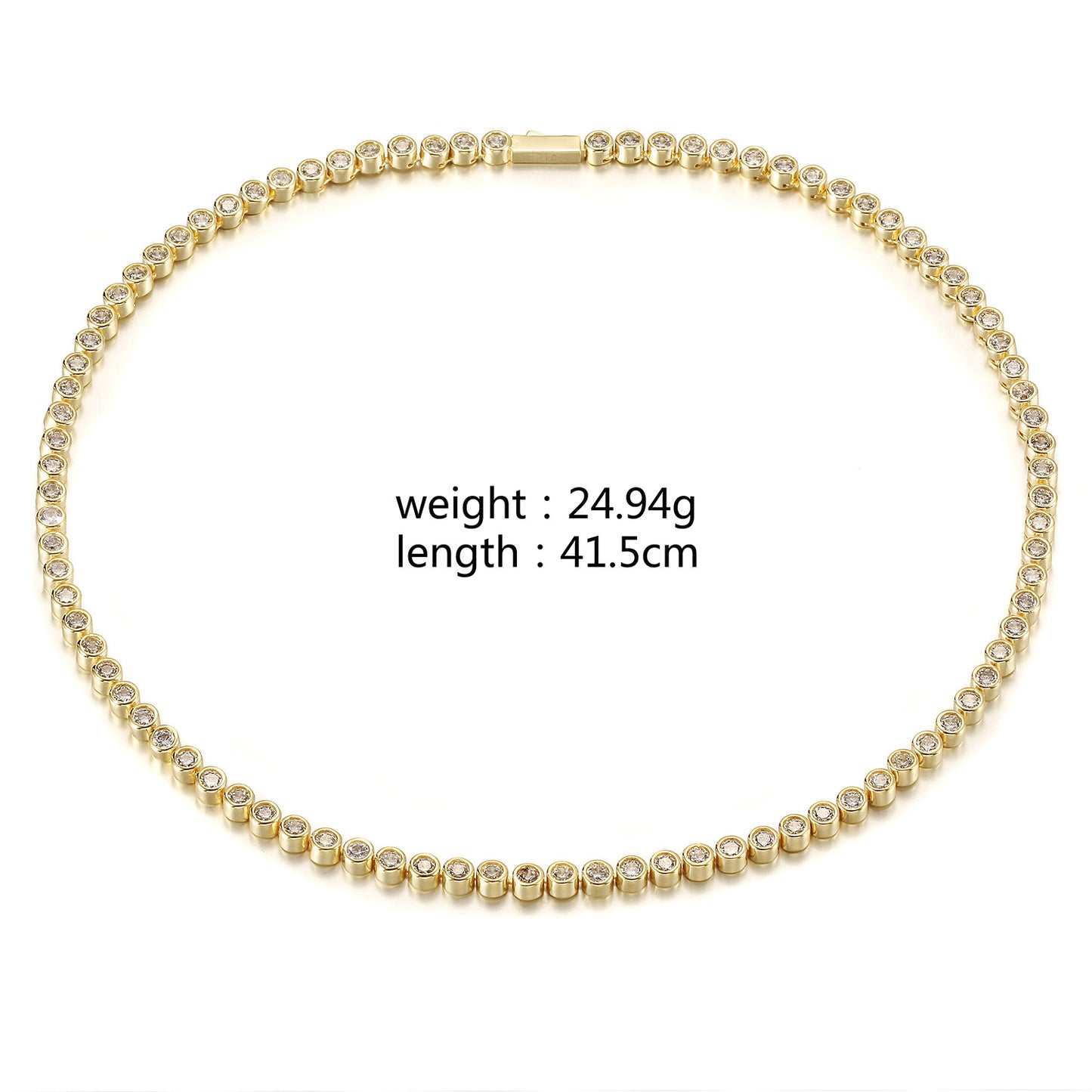 Gypsophila Necklace - NSSN903STGC-16.3
