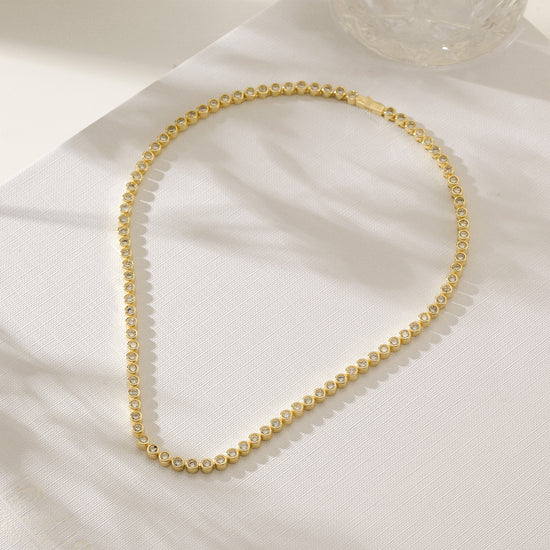 Gypsophila Necklace - NSSN903STGC-16.3