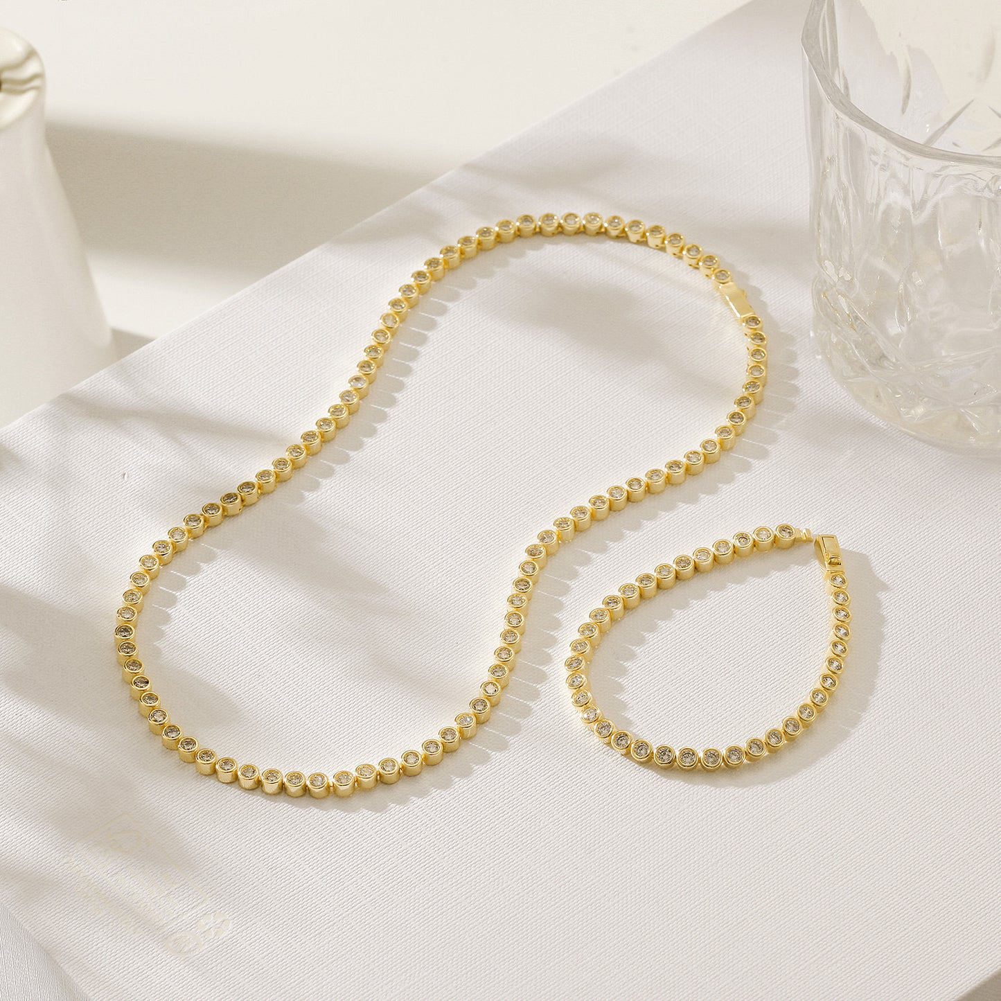 Gypsophila Necklace - NSSN903STGC-16.3