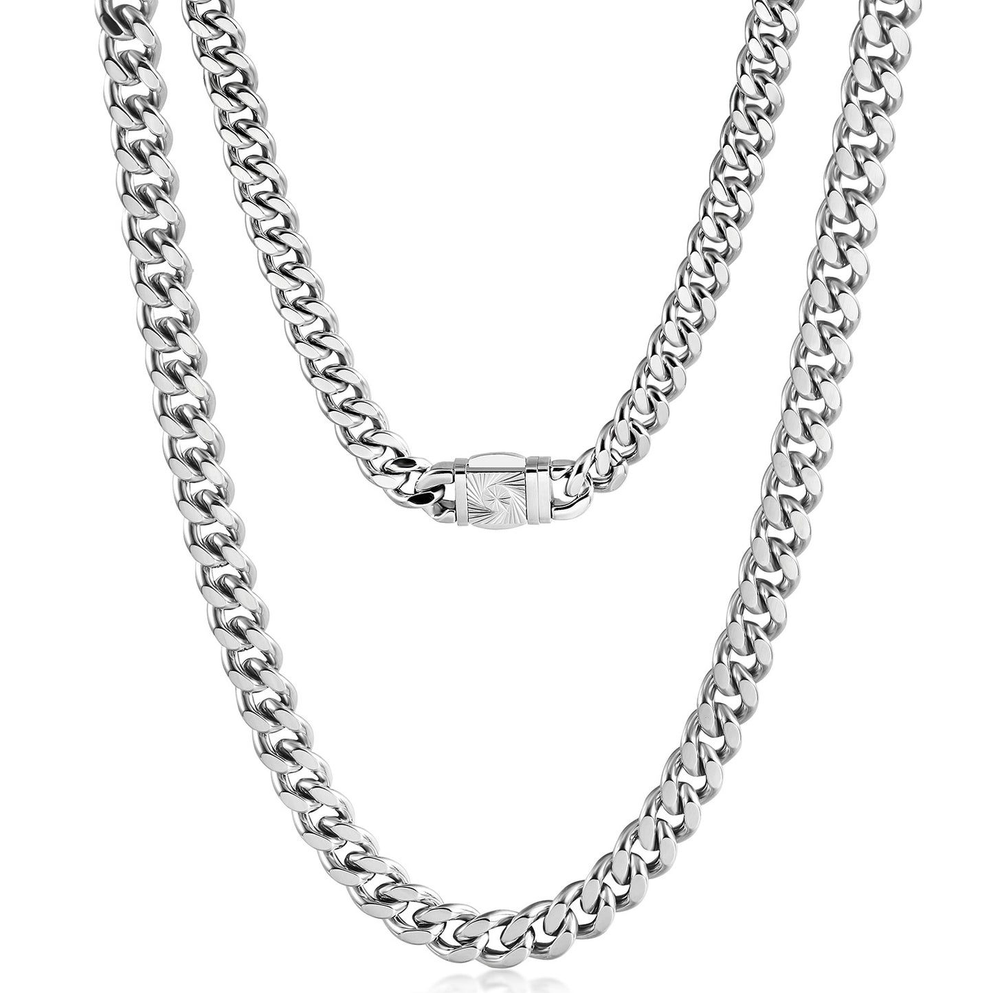 Men's Cuba Necklace - NSSN906STWG-20