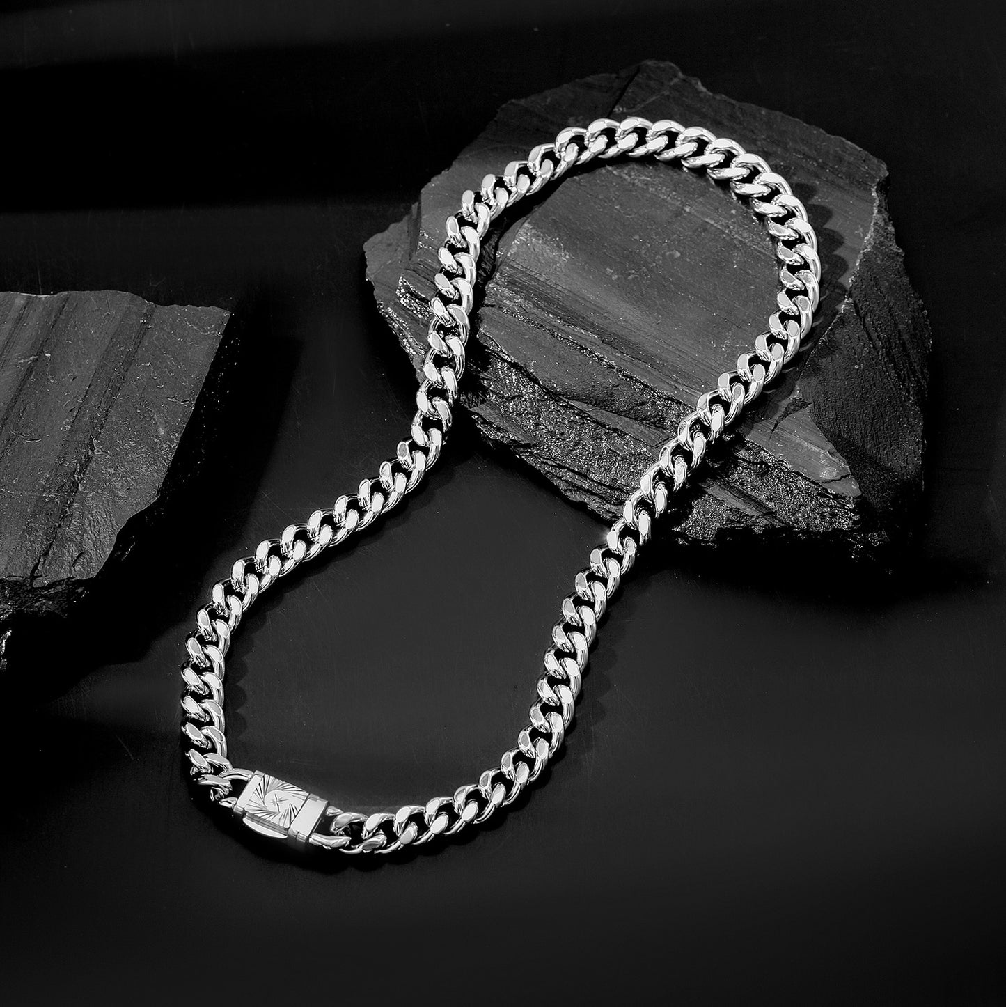 Men's Cuba Necklace - NSSN906STWG-20