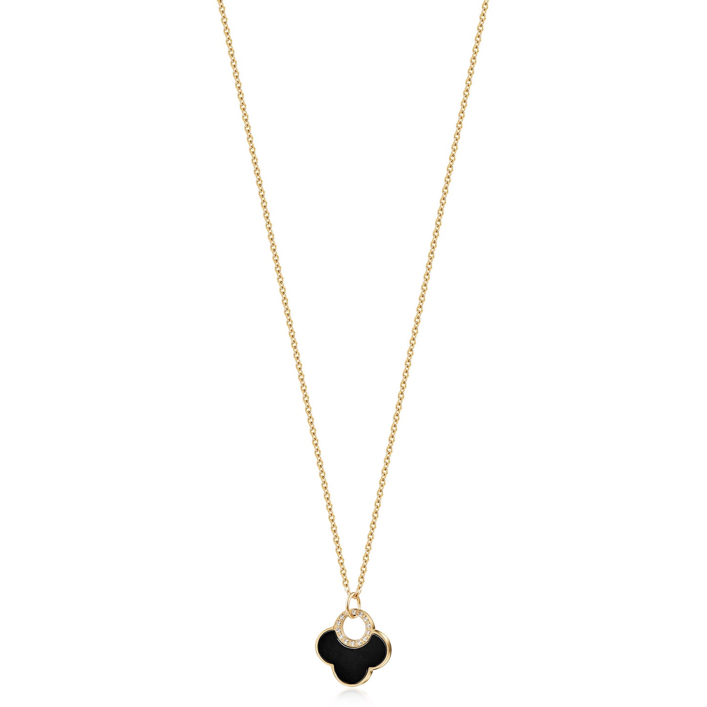 Flowers Pendant Necklace - NSSN924STGCBK