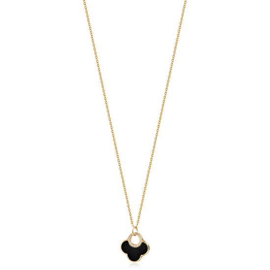 Flowers Pendant Necklace - NSSN924STGCBK