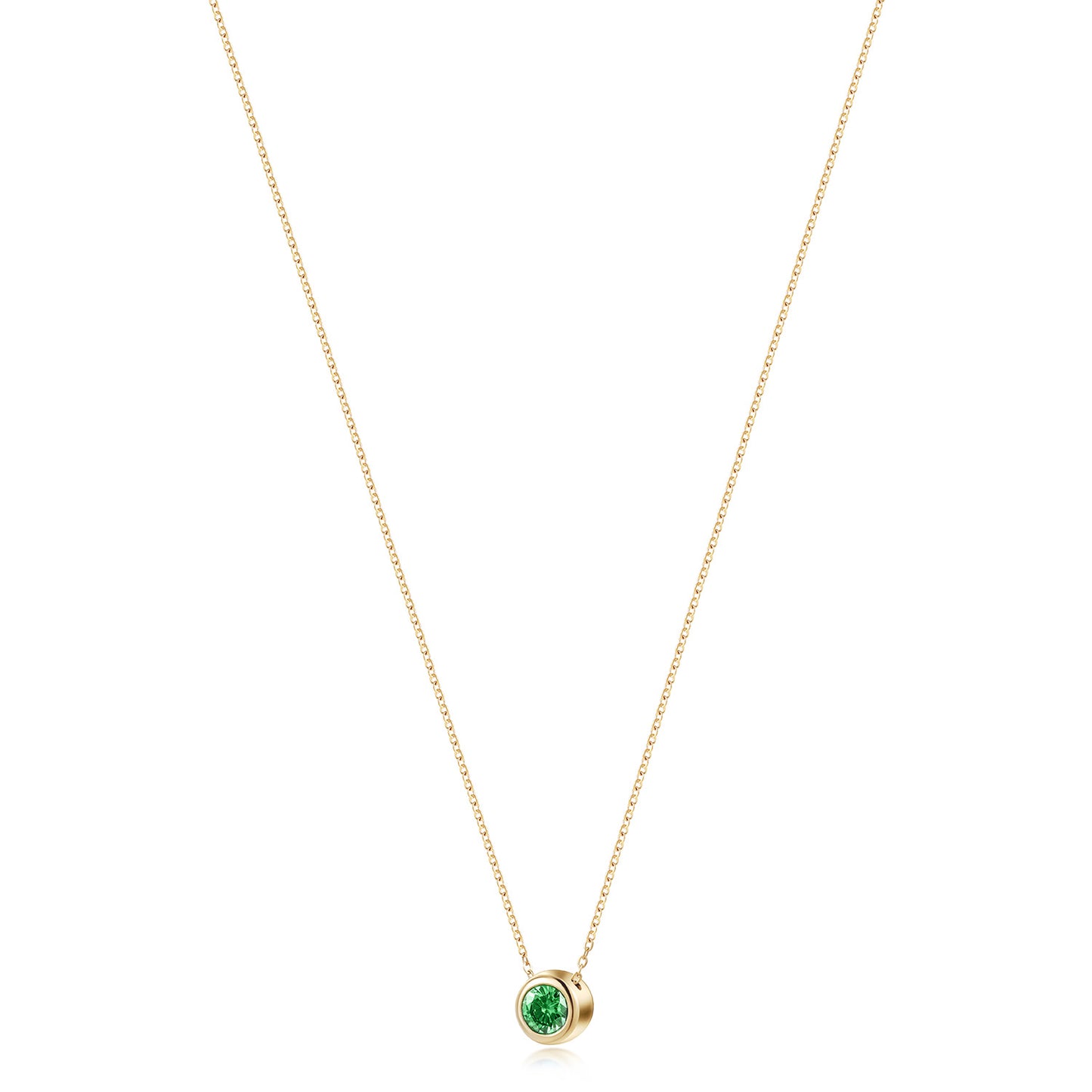 Emerald Pendant Necklace - NSSN939STGCGNZD