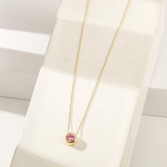 Amethyst Pendant Necklace - NSSN939STGCPIZD-1