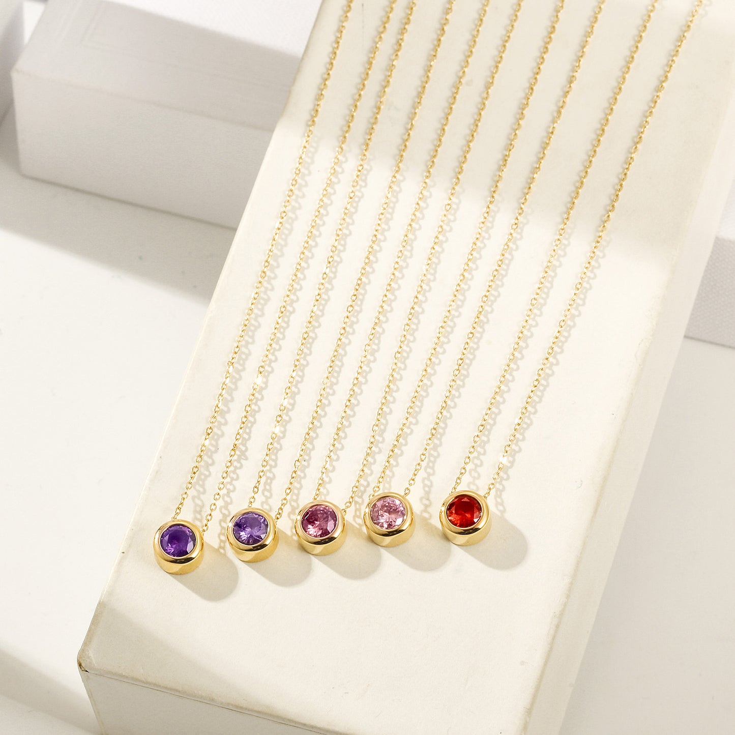 Amethyst Pendant Necklace - NSSN939STGCPIZD-1