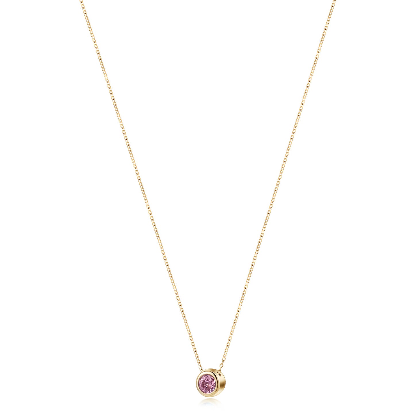 Amethyst Pendant Necklace - NSSN939STGCPIZD-1