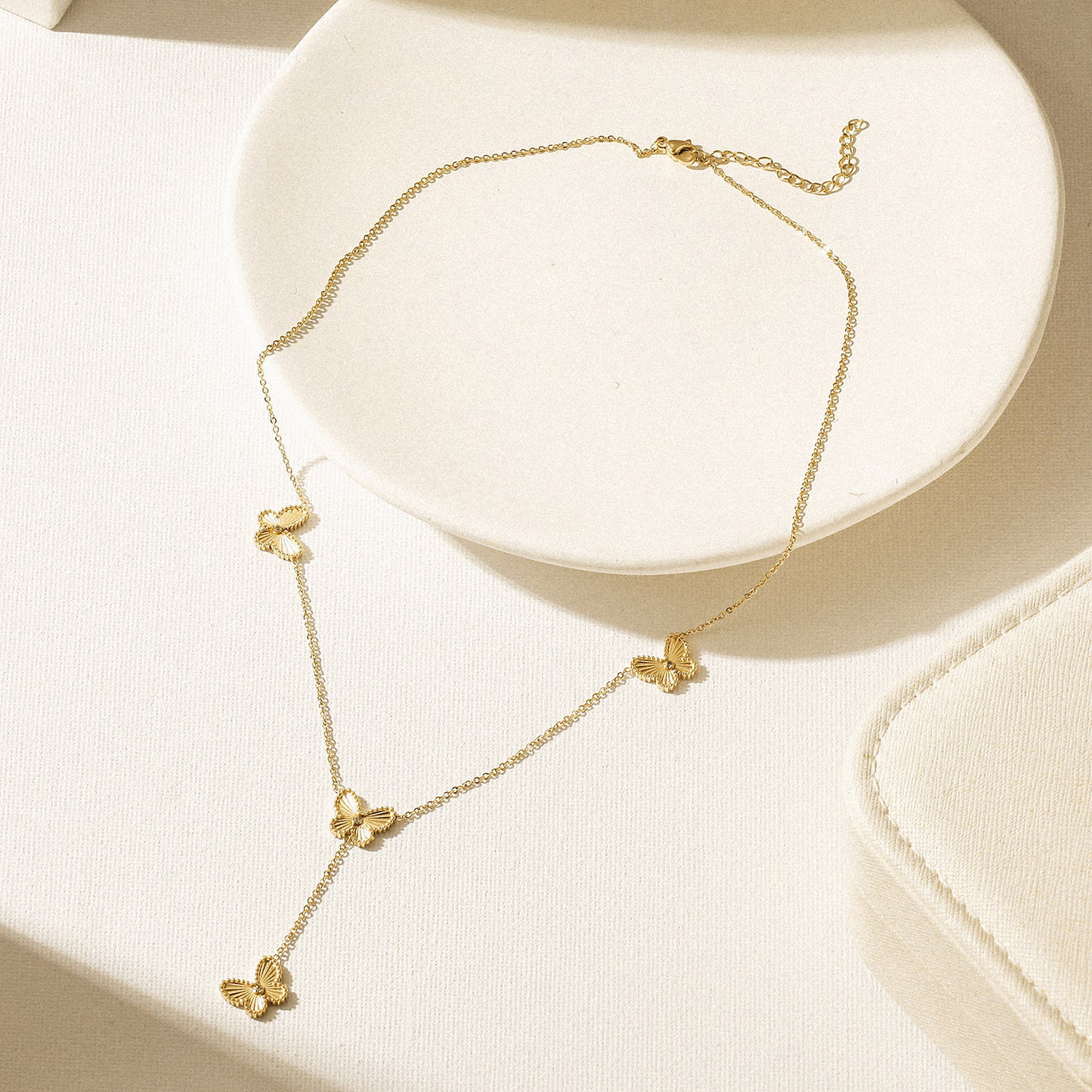 Butterfly Y Necklace - NSSN945STGCZD