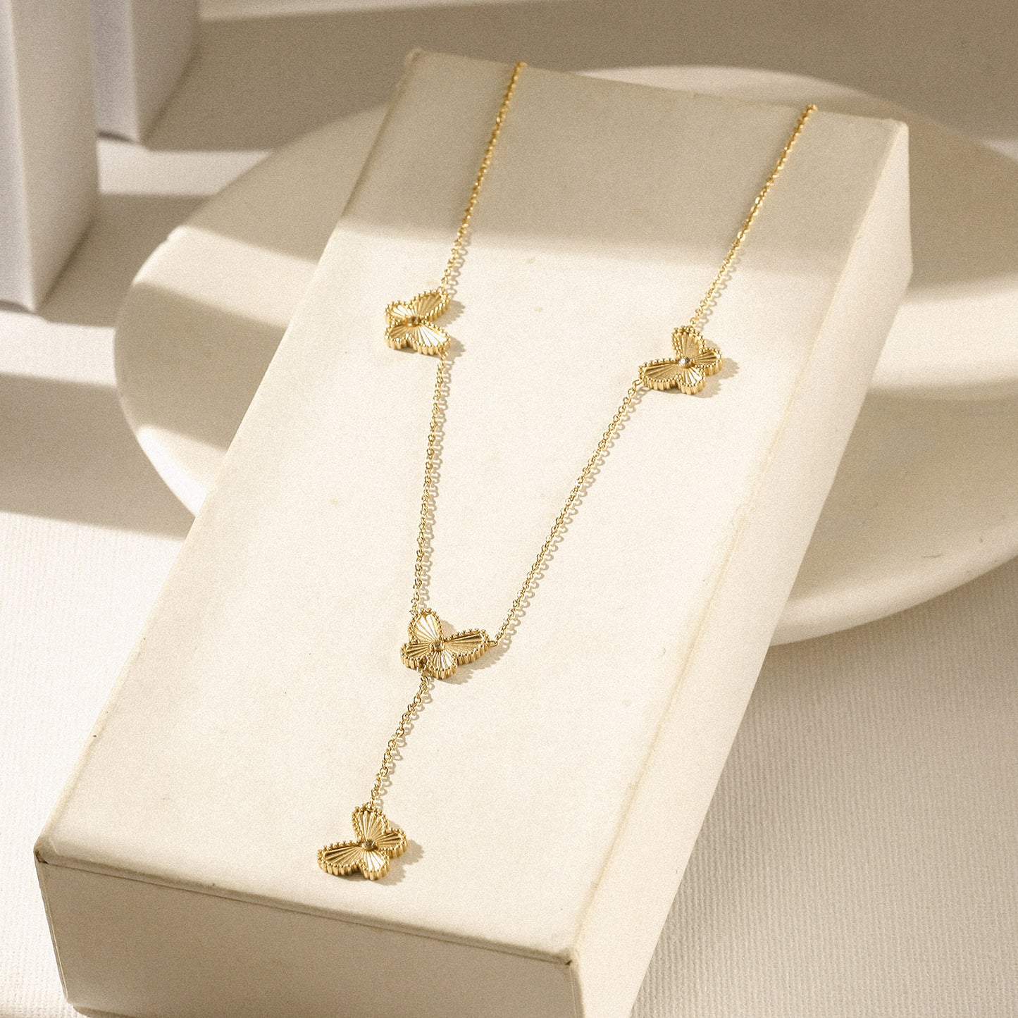 Butterfly Y Necklace - NSSN945STGCZD