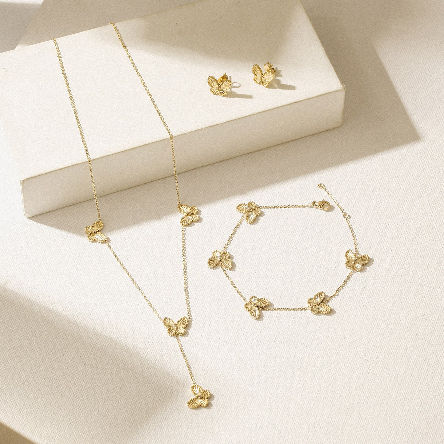 Butterfly Y Necklace - NSSN945STGCZD