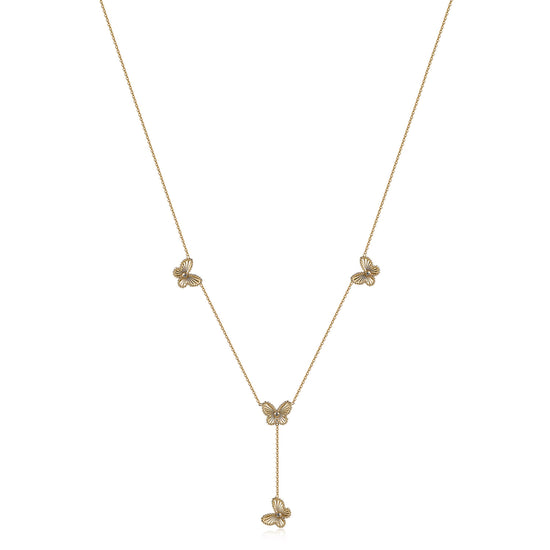 Butterfly Y Necklace - NSSN945STGCZD