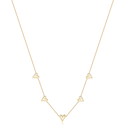 Heart Necklace-NSSN963STGC