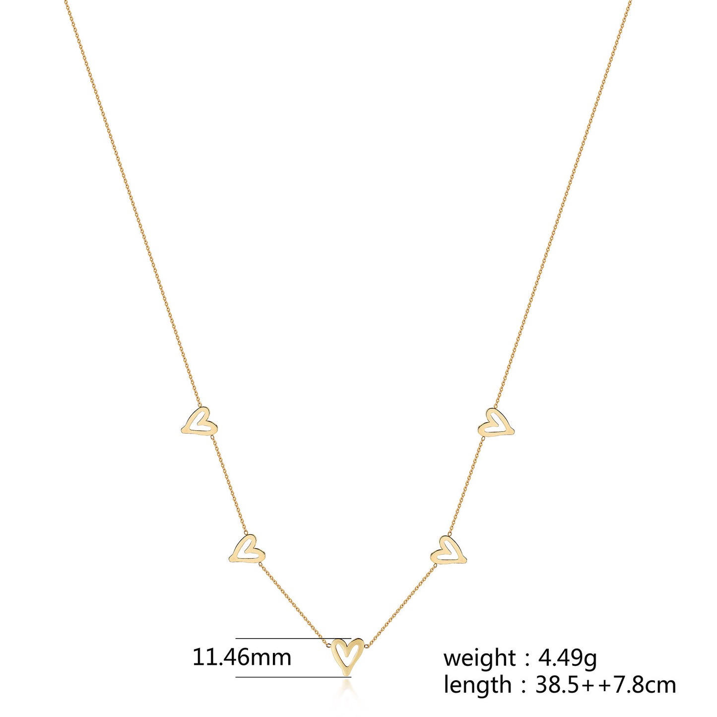 Heart Necklace-NSSN963STGC