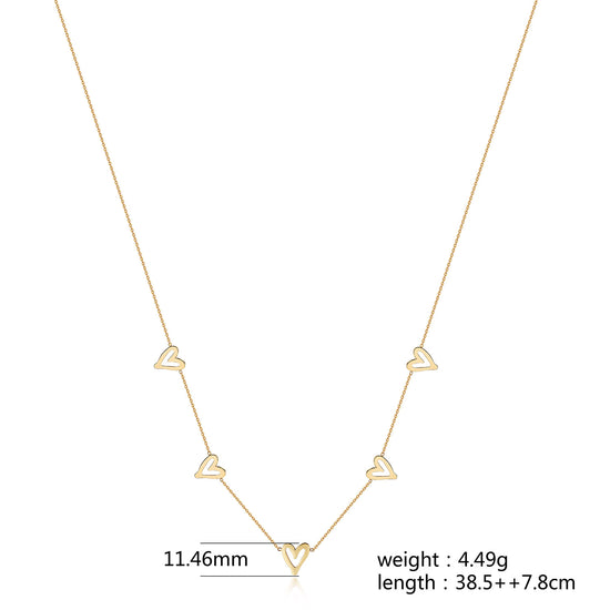 Heart Necklace-NSSN963STGC