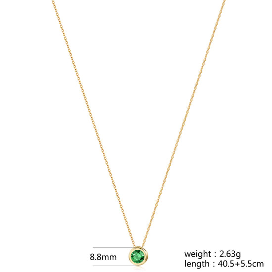 Forest Pendant Necklace-NSSN964STGCGNZD