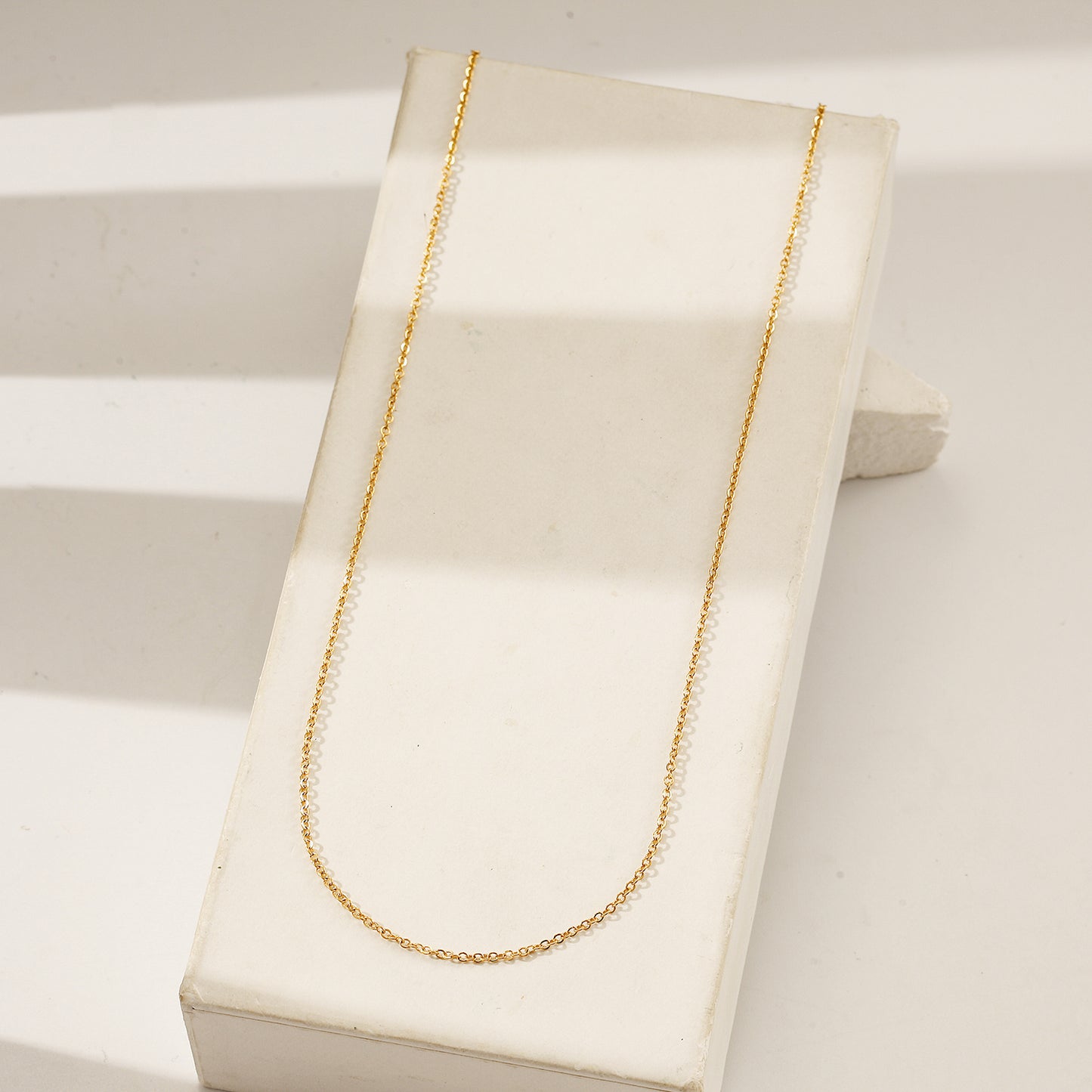 Charm Gold Chain Necklace - NSSN971STGC