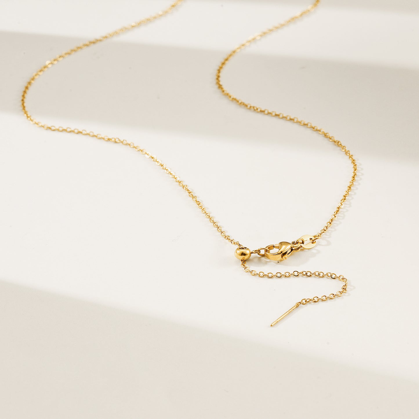Charm Gold Chain Necklace - NSSN971STGC