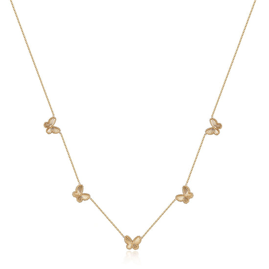 Vintage Butterfly Necklace