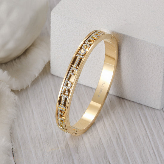 Circular Number Hollow Bracelet-SAC001GC