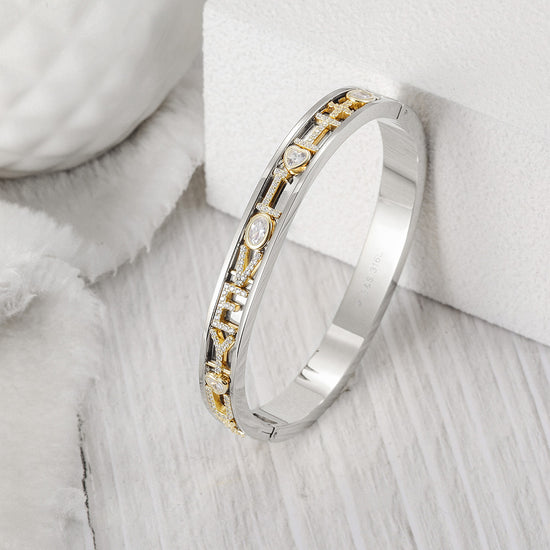 Circular Number Hollow Bracelet-SAC001GC