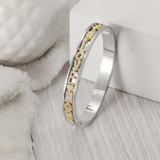 Circular Number Hollow Bracelet-SAC001GC