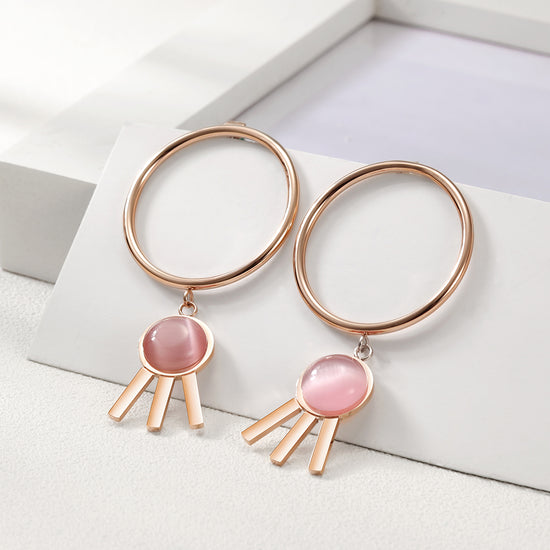 Circular three legged earrings-SCE271ST