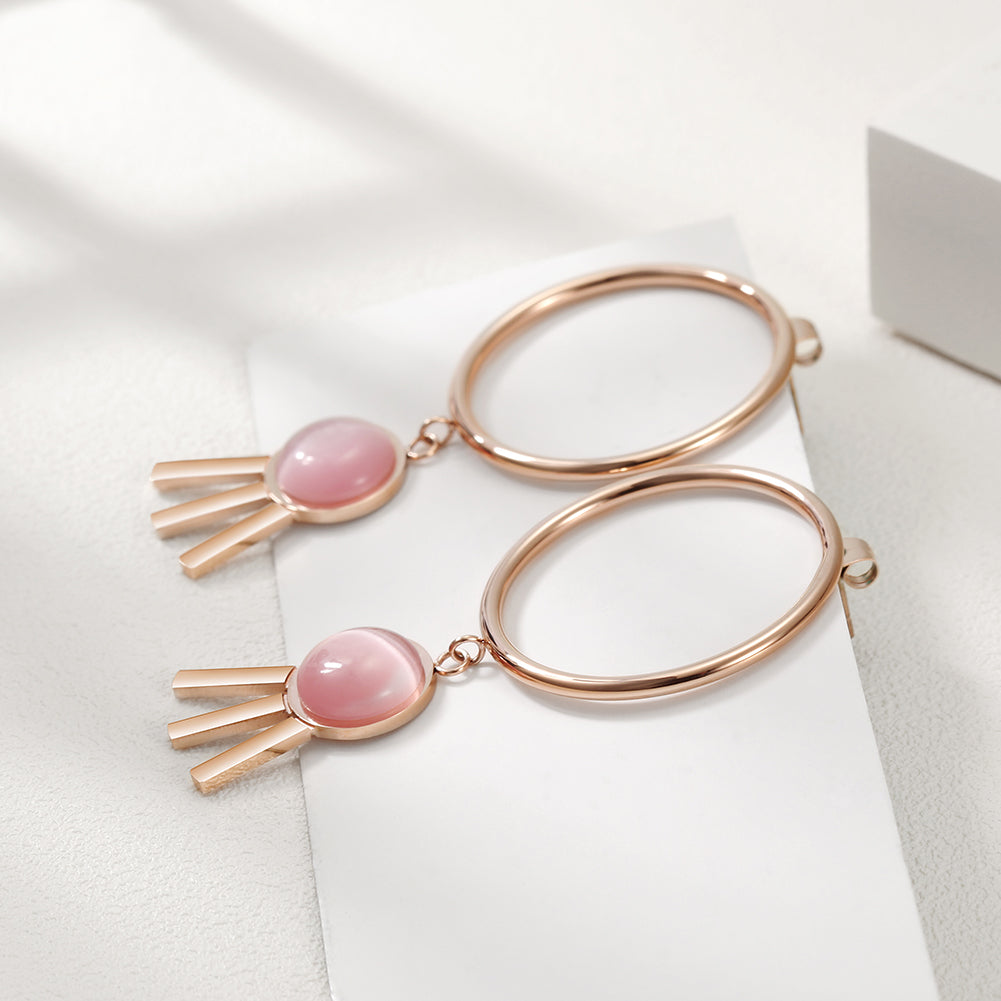 Circular three legged earrings-SCE271ST